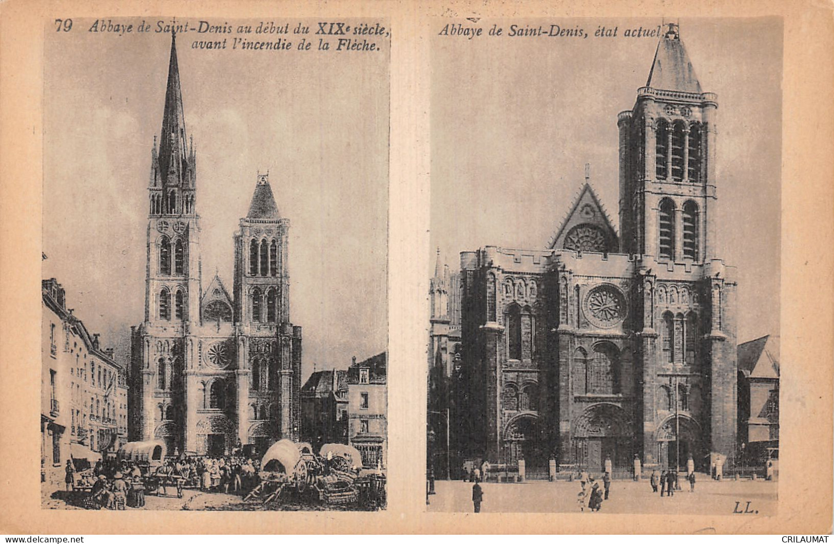 93-SAINT DENIS L ABBAYE-N°T5157-D/0301 - Saint Denis
