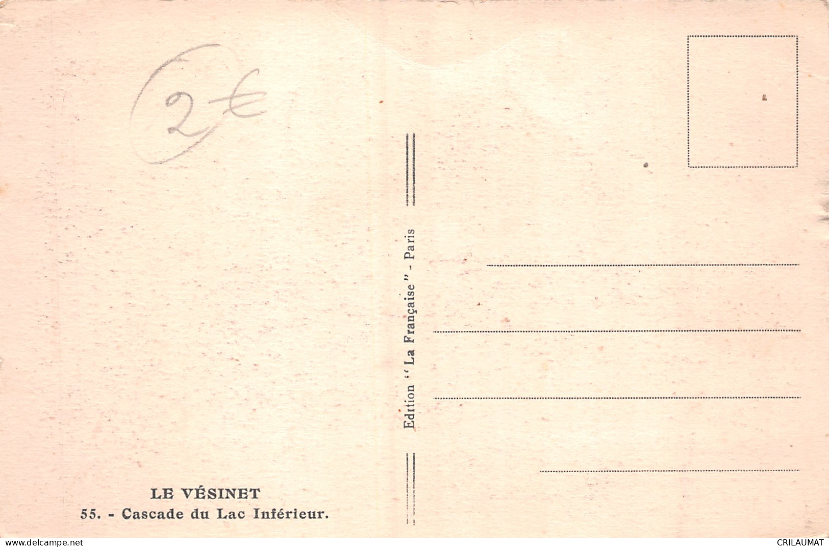 78-LE VESINET CASCADE DU LAC-N°T5157-D/0127 - Le Vésinet