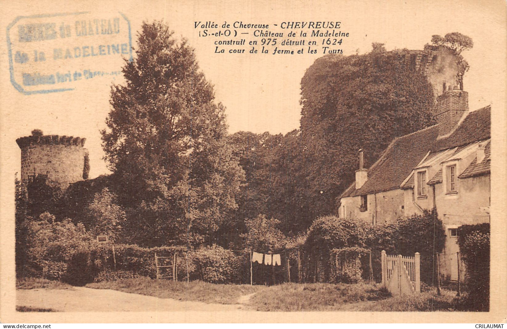 78-CHEVREUSE CHÂTEAU DE LA MADELEINE-N°T5157-D/0029 - Chevreuse