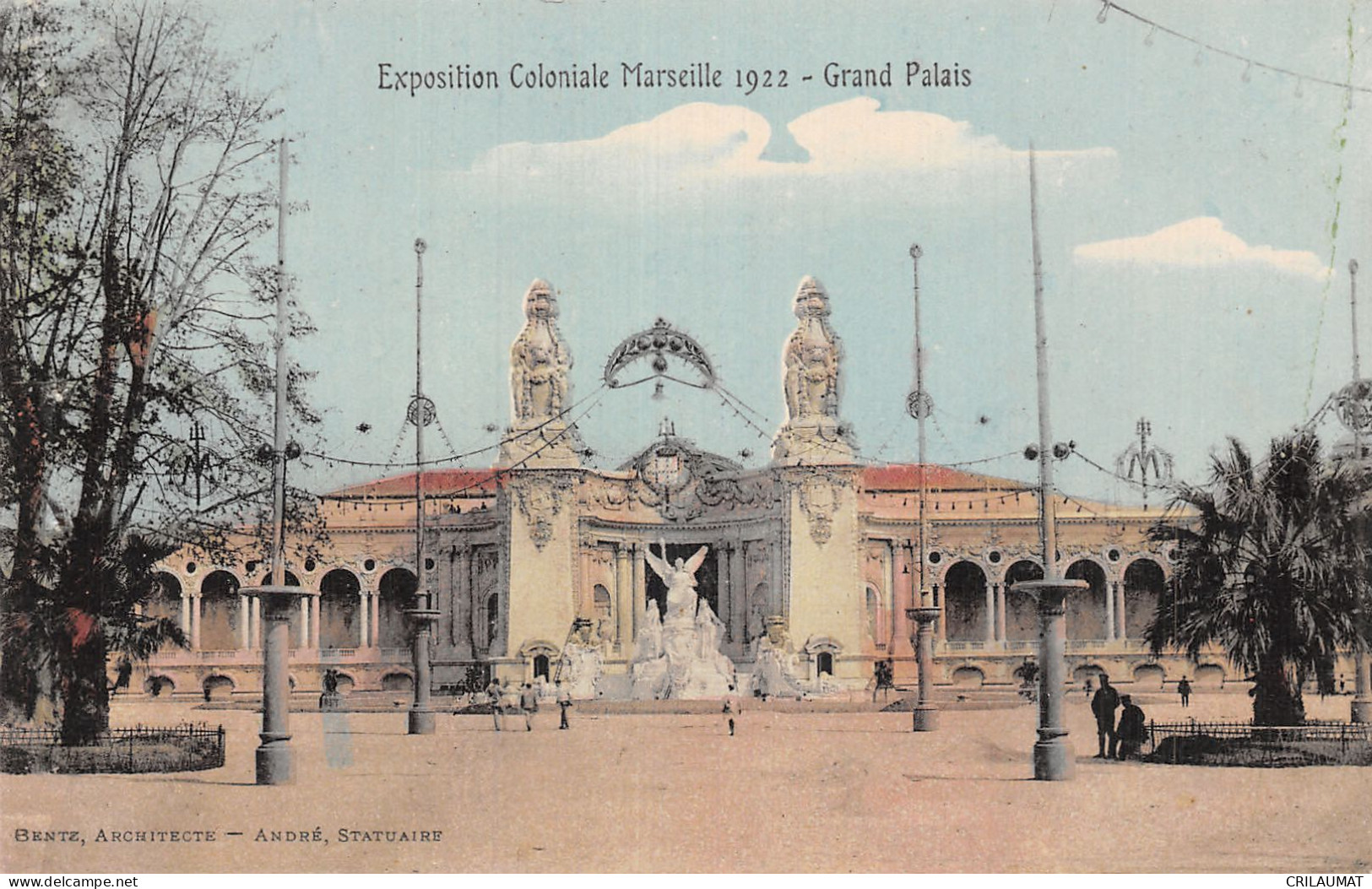 13-MARSEILLE EXPOSITION COLONIALE 1922 GRAND PALAIS-N°T5157-H/0061 - Ohne Zuordnung