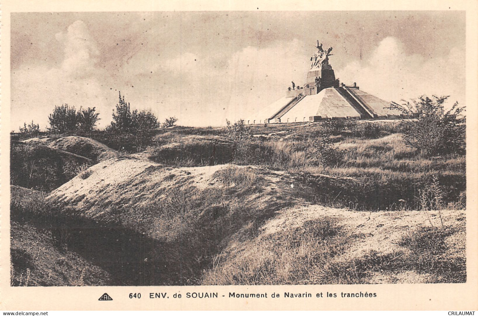 51-SOUAIN LE MONUMENT DE NAVARIN-N°T5157-G/0307 - Souain-Perthes-lès-Hurlus