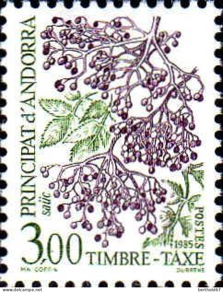 Andorre (F) Taxe N** Yv:60 Mi:60 Saüc Sureau - Unused Stamps