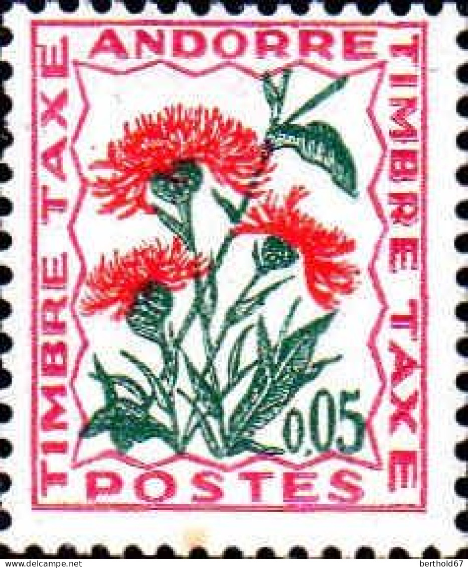 Andorre (F) Taxe N** Yv:46 Mi:46 Centaure Jacée - Unused Stamps