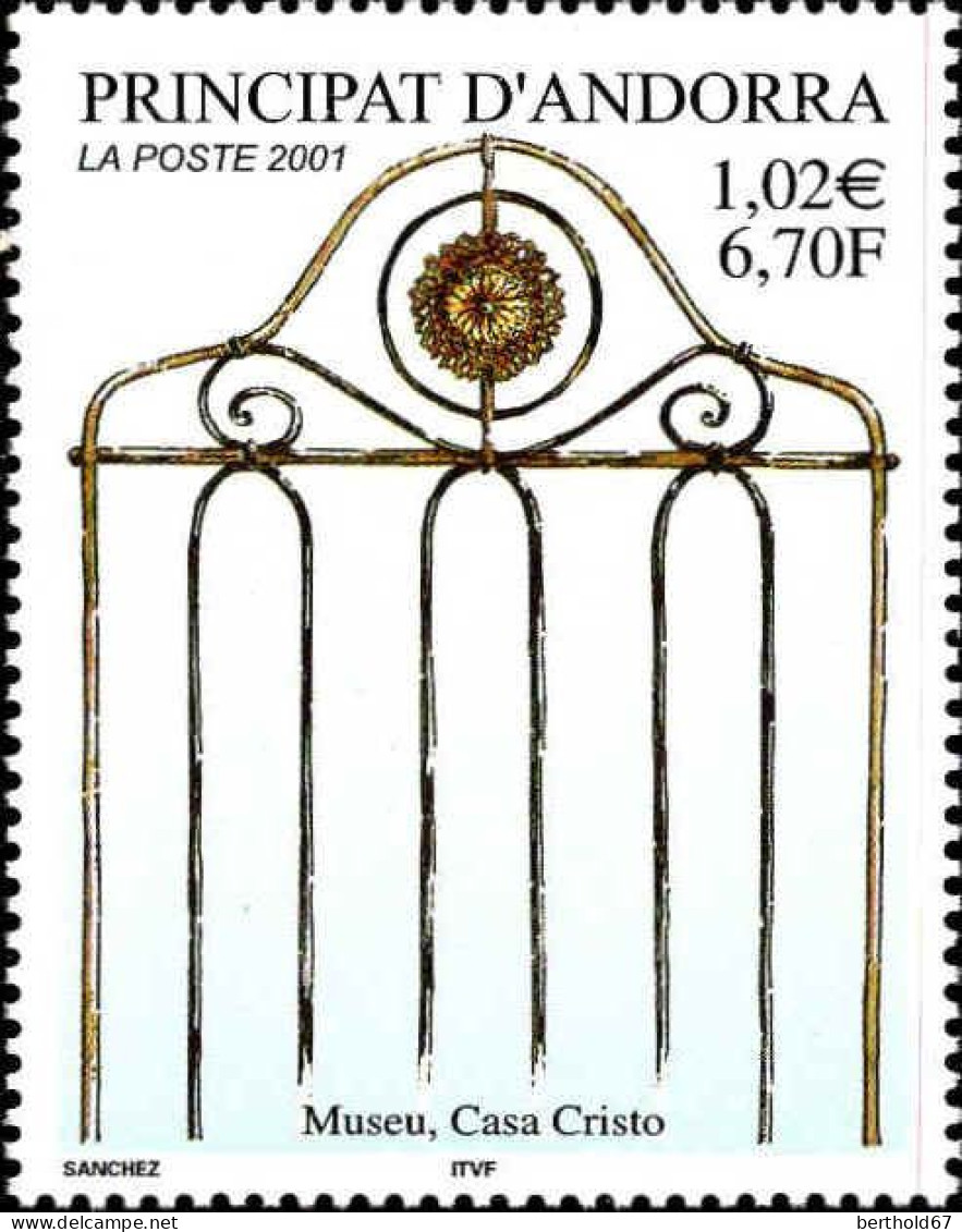 Andorre (F) Poste N** Yv:541 Mi:563 Museu, Casa Cristo - Unused Stamps