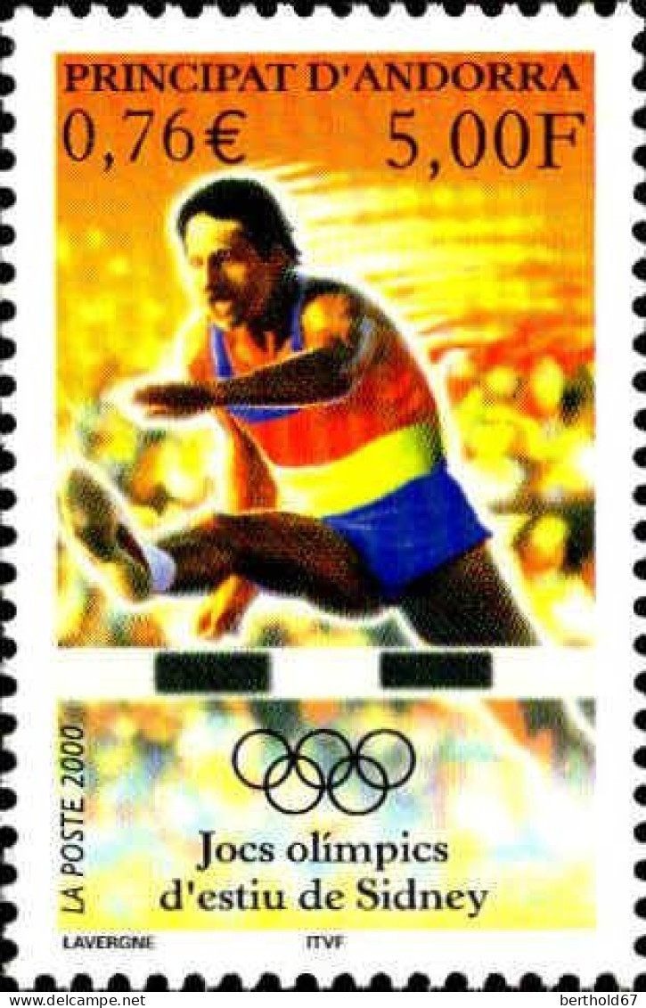 Andorre (F) Poste N** Yv:534 Mi:555 Jocs Olimpics D'estiu De Sidney - Unused Stamps