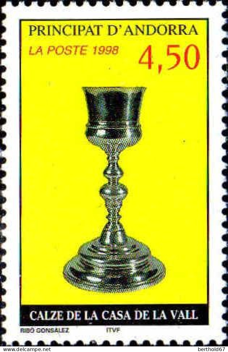 Andorre (F) Poste N** Yv:506 Mi:527 Calze De La Casa De La Vall - Unused Stamps