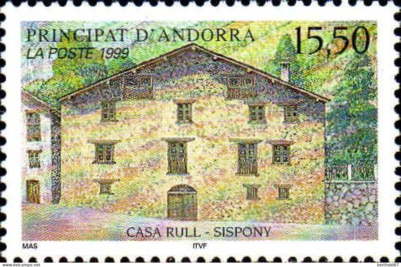 Andorre (F) Poste N** Yv:522 Mi:543 Casa Rull-Sispony - Unused Stamps