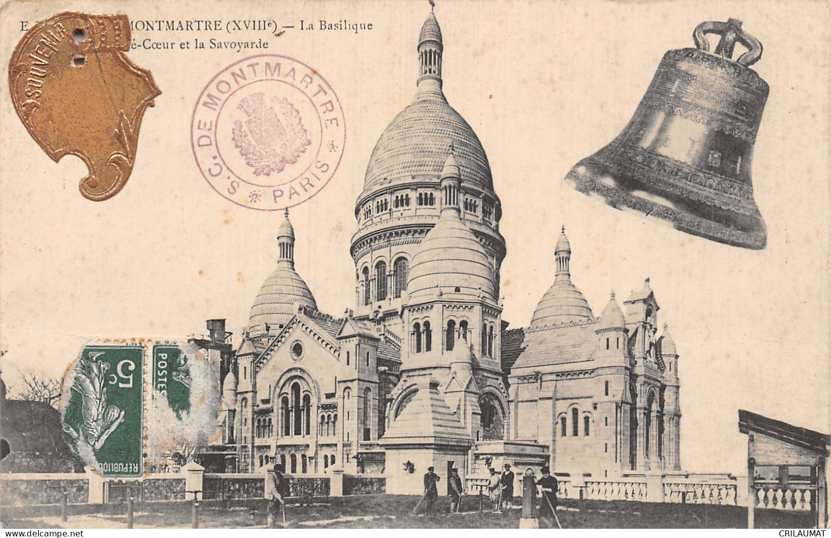 75-PARIS LE SACRE CŒUR-N°T5158-B/0279 - Sacré Coeur