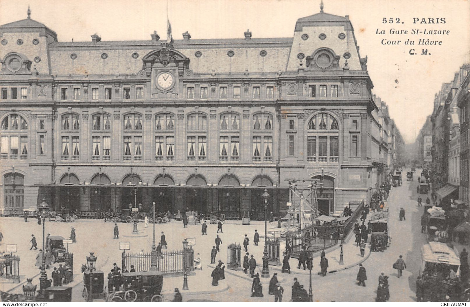 75-PARIS GARE SAINT LAZARE-N°T5158-B/0259 - Métro Parisien, Gares