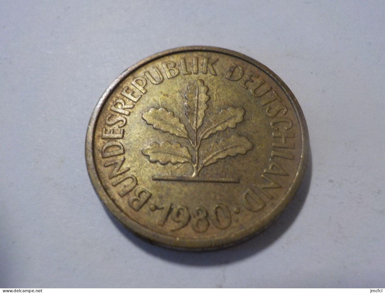 ALLEMAGNE   5 Pfennig  1980 - 5 Pfennig