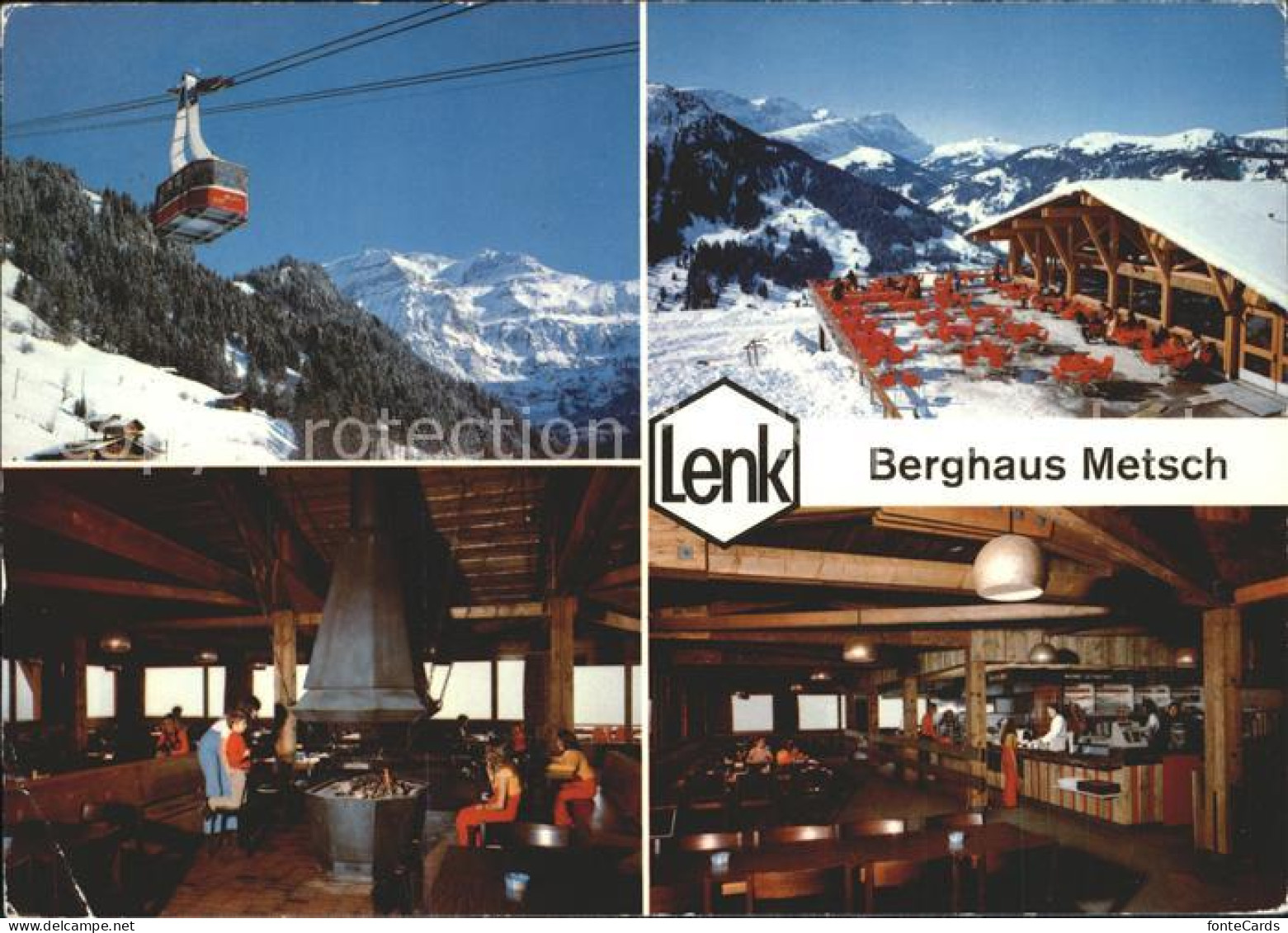 11712907 Lenk Simmental Berghaus Metsch Details Luftseilbahn Lenk Im Simmental - Sonstige & Ohne Zuordnung