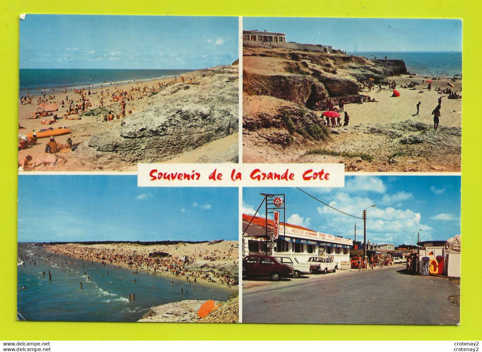 17 SAINT PALAIS SUR MER N362 En 1978 Plages Du Puits De L'Auture Hôtel Restaurant DELAFOY-PETIT Peugeot 404 504 Mercedes - Saint-Palais-sur-Mer