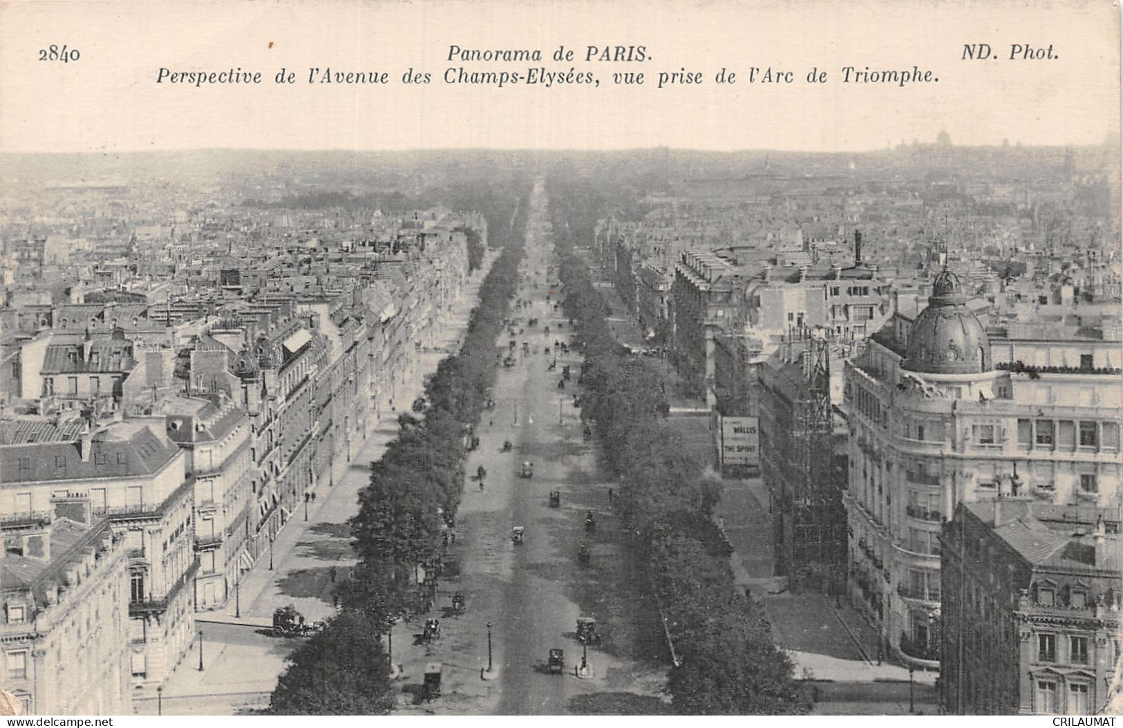 75-PARIS AVENUE DES CHAMPS ELYSEES-N°T5158-A/0053 - Champs-Elysées