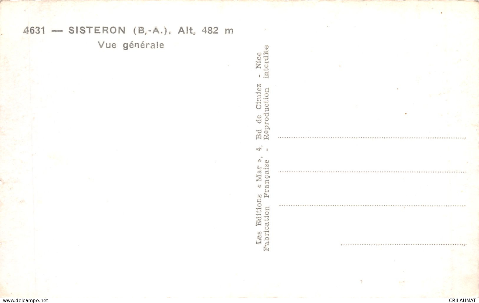 04-SISTERON-N°T5158-G/0391 - Sisteron