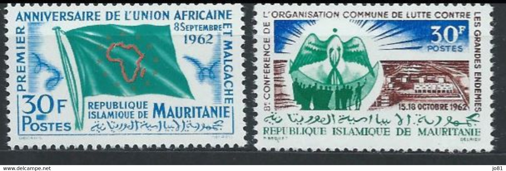 Mauritanie YT 159-160 Neuf Sans Charnière - XX - MNH - Mauritania (1960-...)