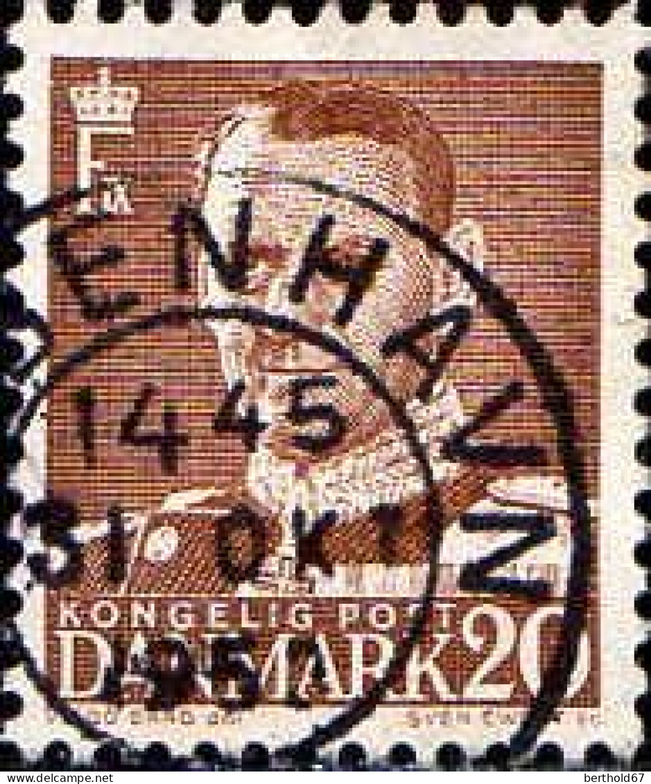 Danemark Poste Obl Yv: 318 Mi:305 Frederik IX (TB Cachet à Date) - Used Stamps