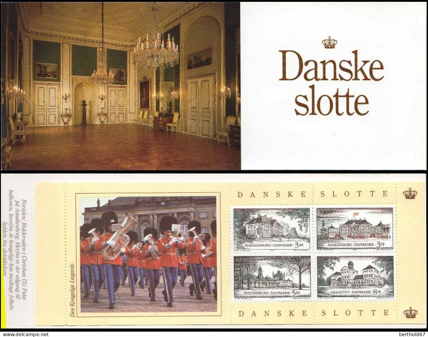 Danemark Carnet N** Yv:C1076 Mi:1073MH Danske Slotte Mh1 - Booklets