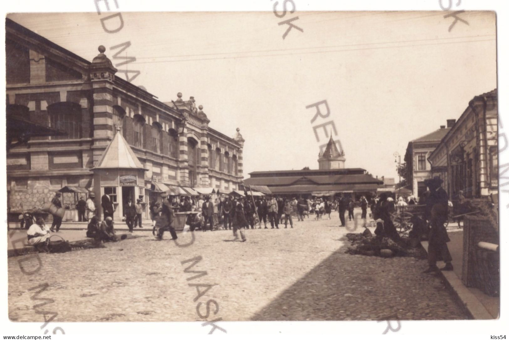 RO 91 - 20707 TURNU-SEVERIN, Market, Romania - Old Postcard, Real Photo - Unused - Roumanie