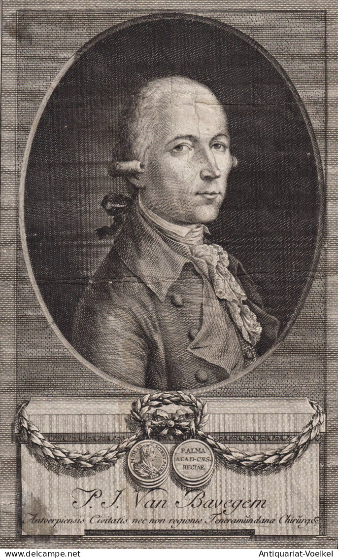 P. J. Van Bavegem - Pierre Joseph Van Bavegem (1745-1805) Chirurg Surgeon Antwerpen Anvers Portrait - Prints & Engravings