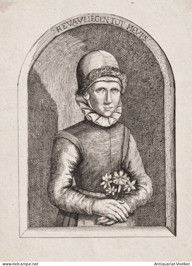 Heva Vliegen Tot Meurs - Eva Vliegen (c. 1575-1637) Moers Fastenwunder Freak Vastenwonder Nordrhein-Westfalen - Prenten & Gravure