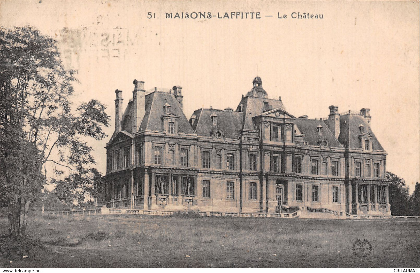 78-MAISONS LAFFITTE LE CHÂTEAU-N°T5159-A/0263 - Maisons-Laffitte