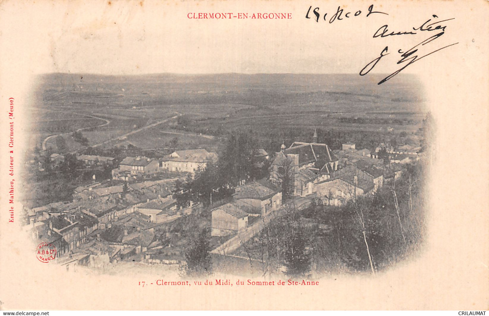 55-CLERMONT EN ARGONNE-N°T5159-A/0145 - Clermont En Argonne
