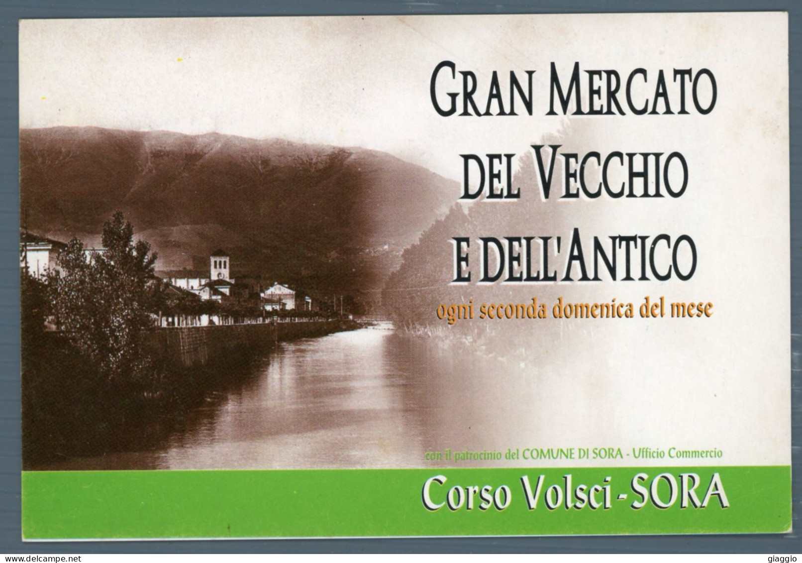 °°° Cartolina - Sora Gran Mercato Del Vecchio E Dell'antico Nuova °°° - Frosinone