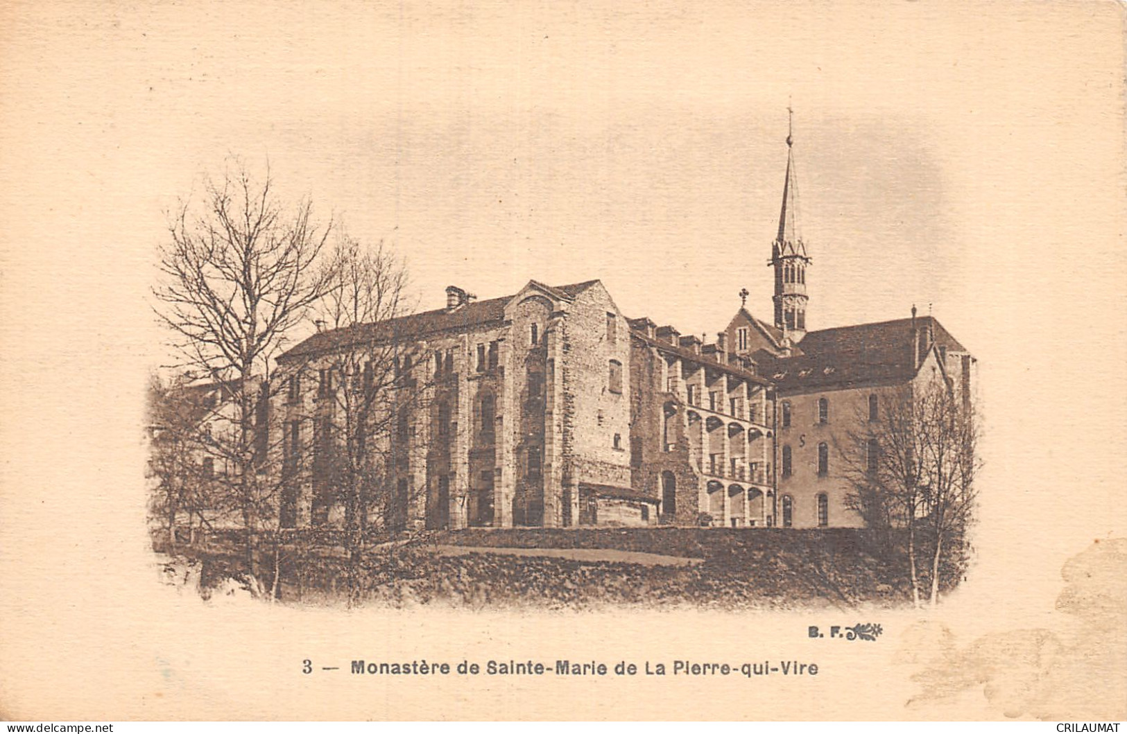 89-MONASTERE DE SAINTE MARIE DE LA PIERRE QUI VIRE-N°T5159-A/0021 - Sonstige & Ohne Zuordnung