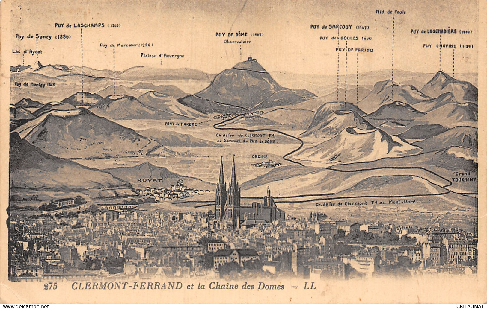 63-CLERMONT FERRAND-N°T5159-D/0301 - Clermont Ferrand