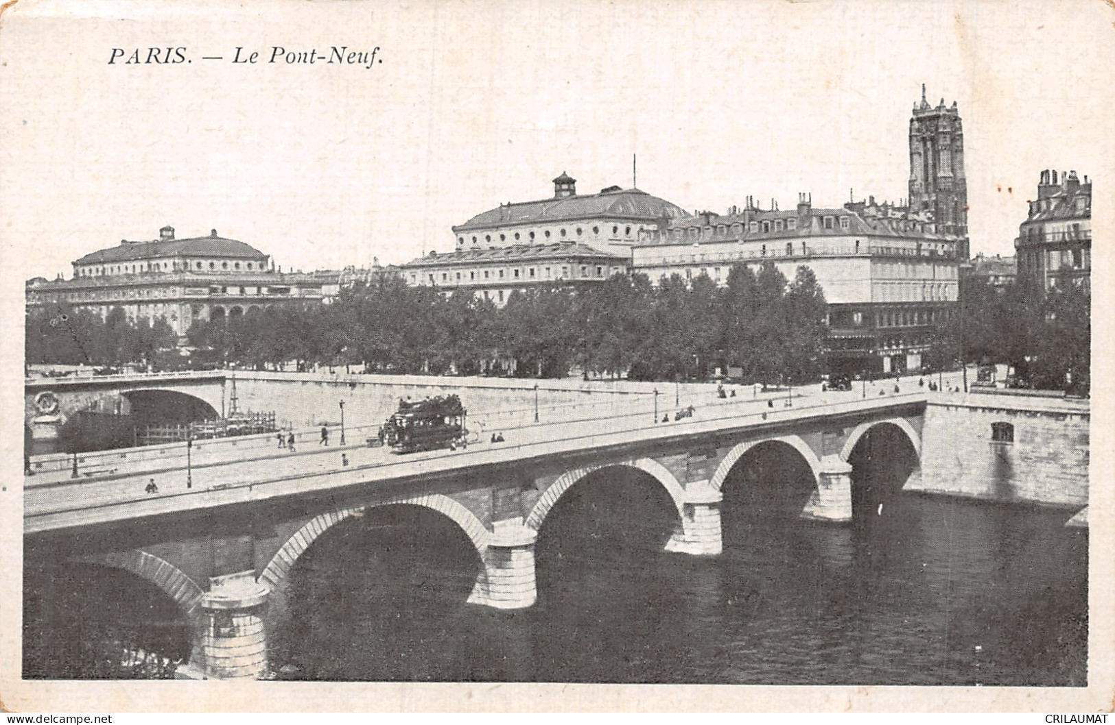 75-PARIS LE PONT NEUF-N°T5159-B/0385 - Sonstige & Ohne Zuordnung