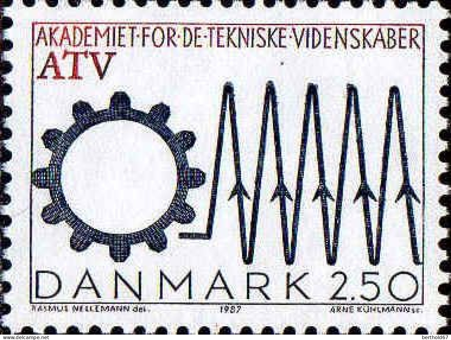 Danemark Poste N** Yv: 899 Mi:894 Académie Danoise Des Sciences & Techniques - Neufs