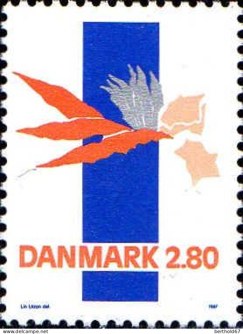 Danemark Poste N** Yv: 892 Mi:889 Lin Utzon Abstraction - Unused Stamps