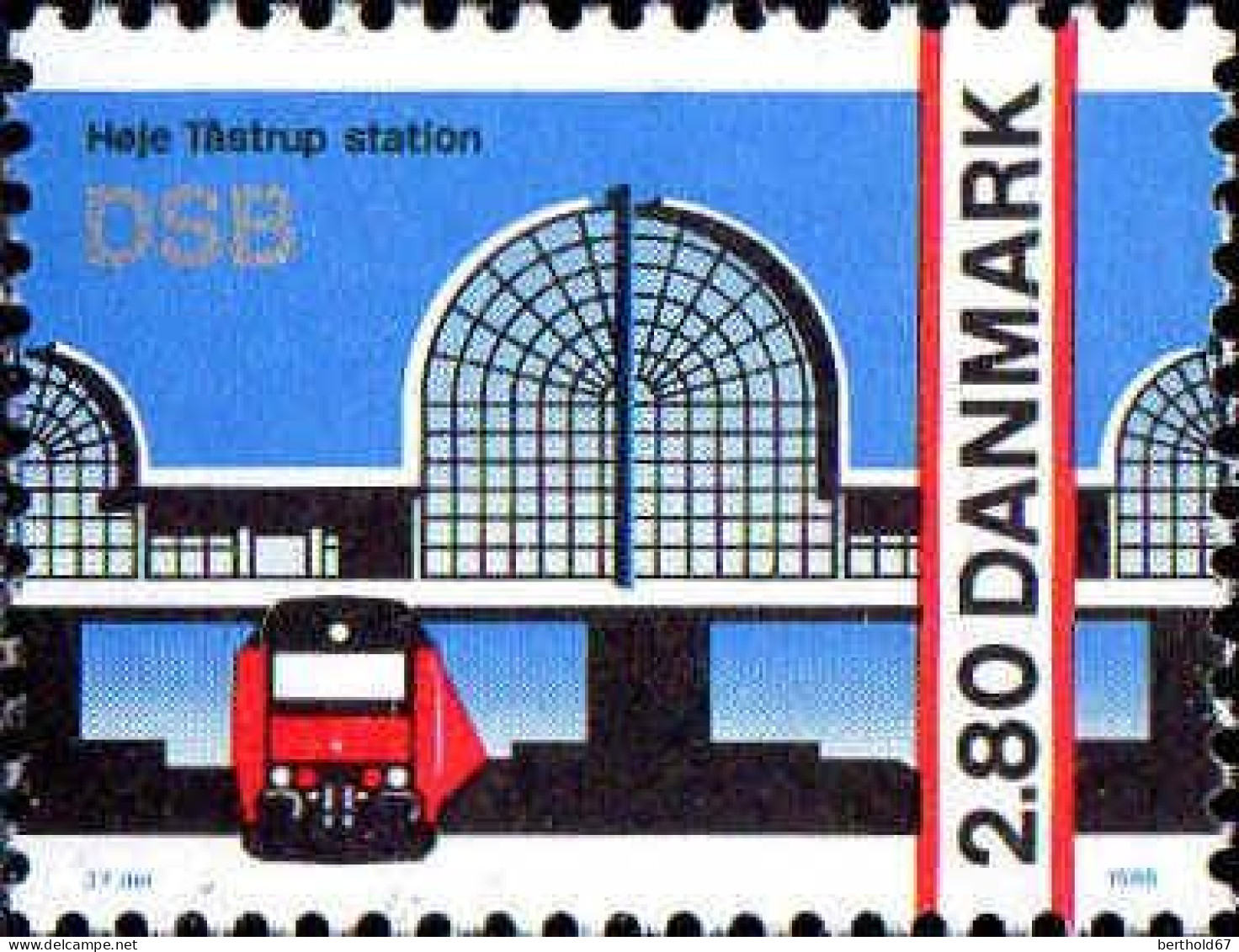 Danemark Poste N** Yv: 871 Mi:870 Station Ferrovière Høje Tåstrup - Unused Stamps