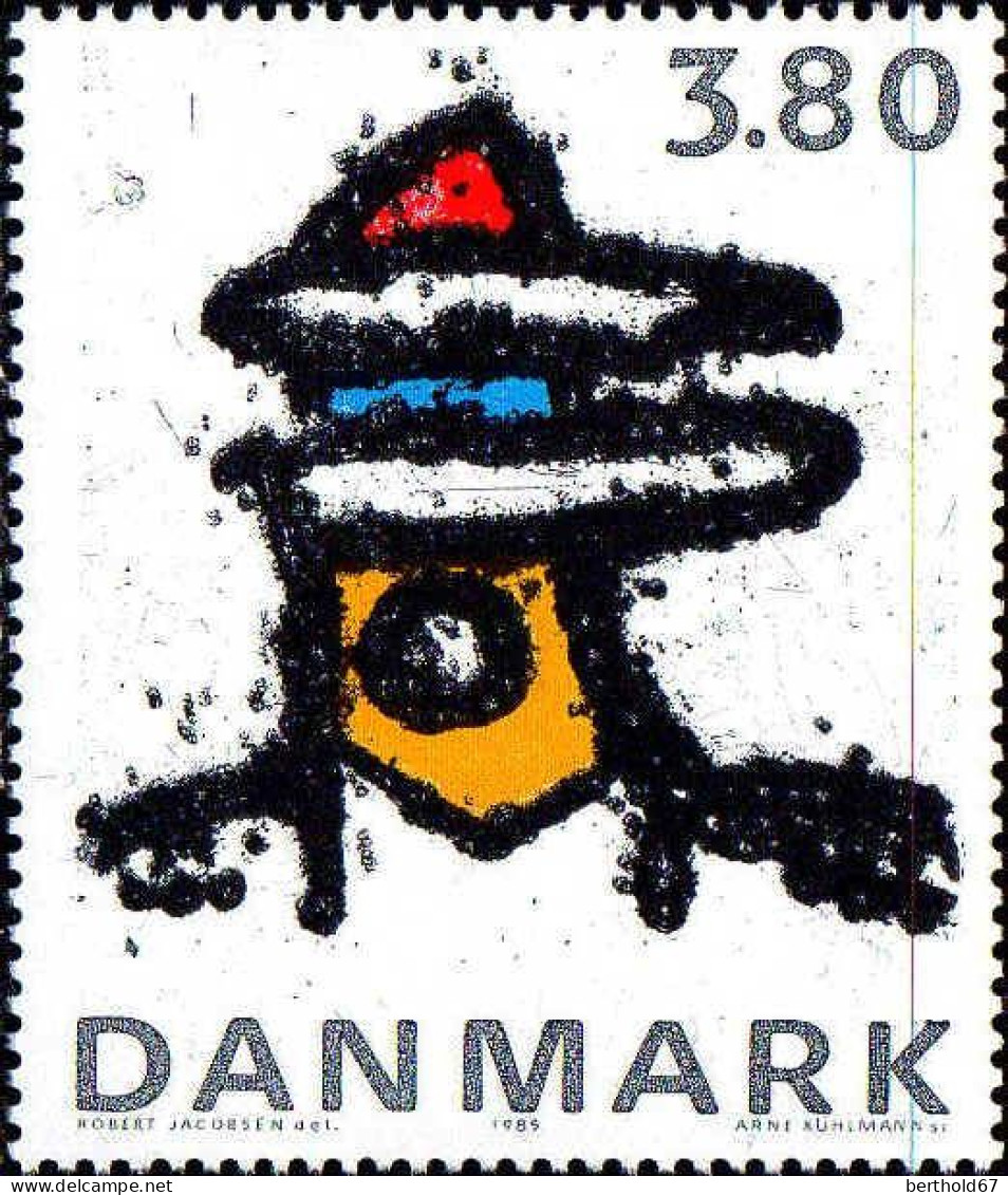 Danemark Poste N** Yv: 855 Mi:852 Robert Jacobsen Peintre - Unused Stamps