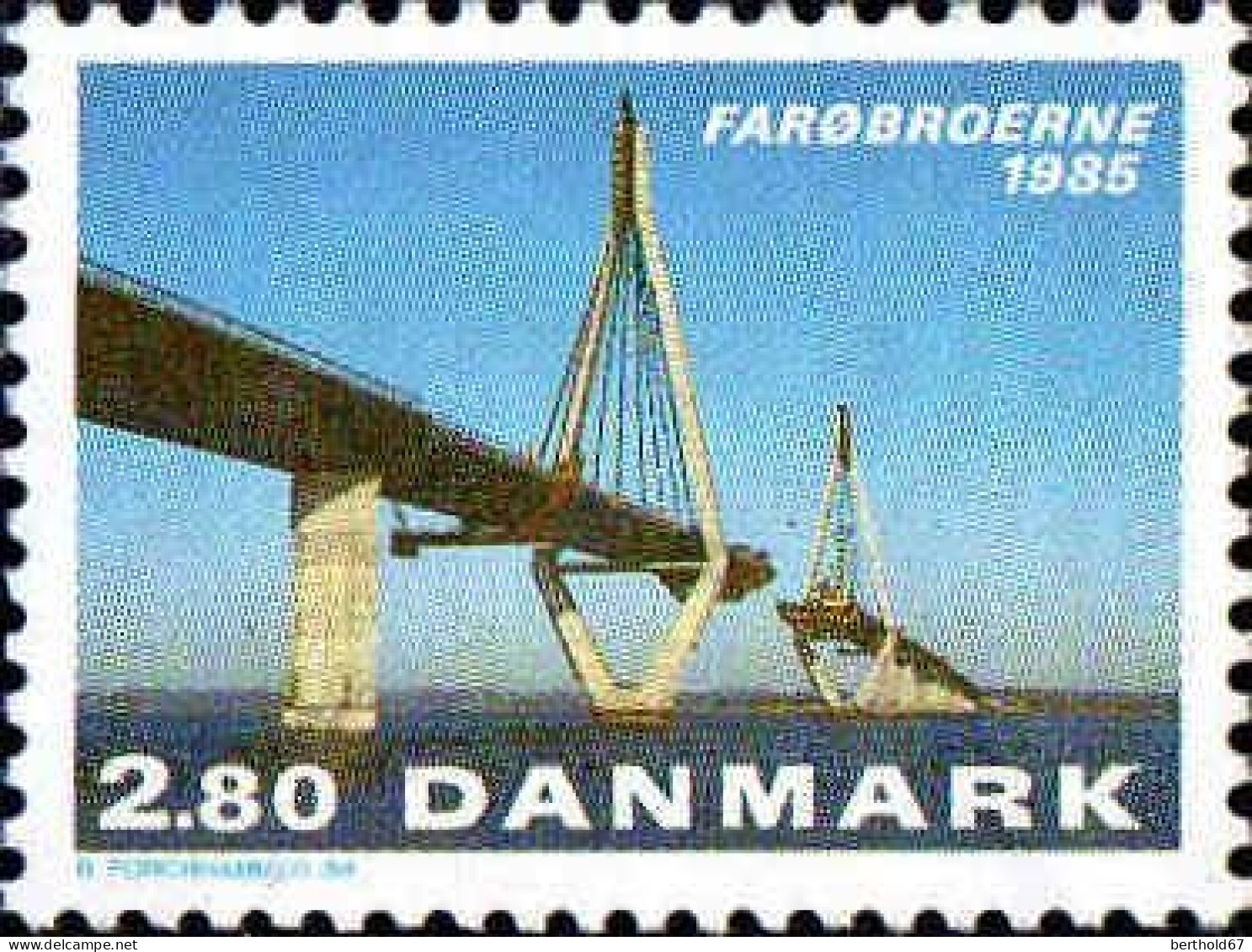 Danemark Poste N** Yv: 844 Mi:839 Inauguration Du Pont De Faro - Neufs