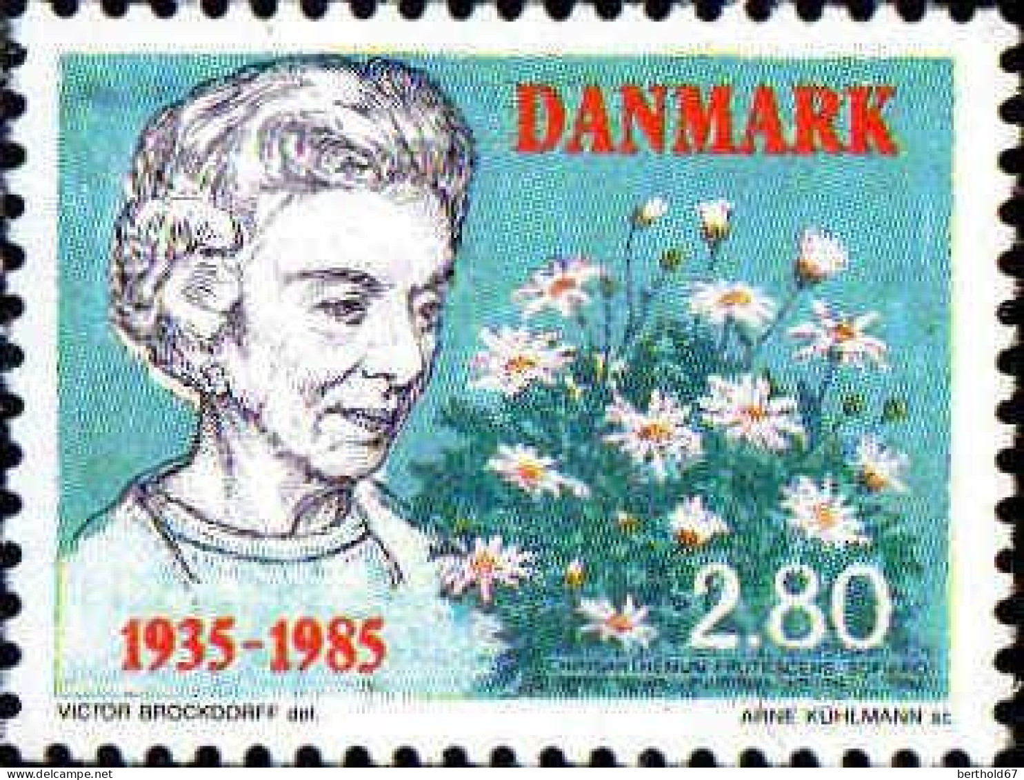 Danemark Poste N** Yv: 843 Mi:838 Cinquantenaire De L'Avènement De La Reine Ingrid - Ungebraucht