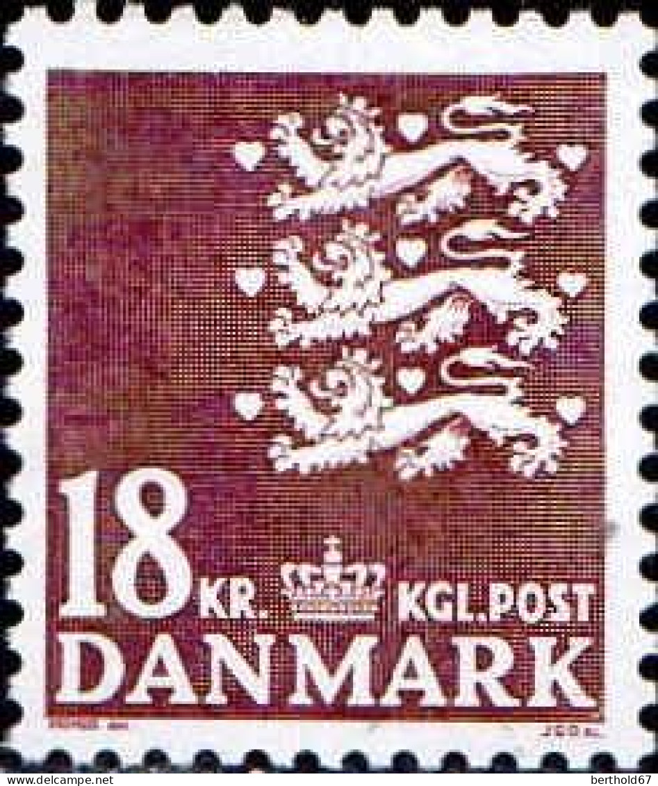 Danemark Poste N** Yv: 829 Mi:826 Armoiries - Unused Stamps