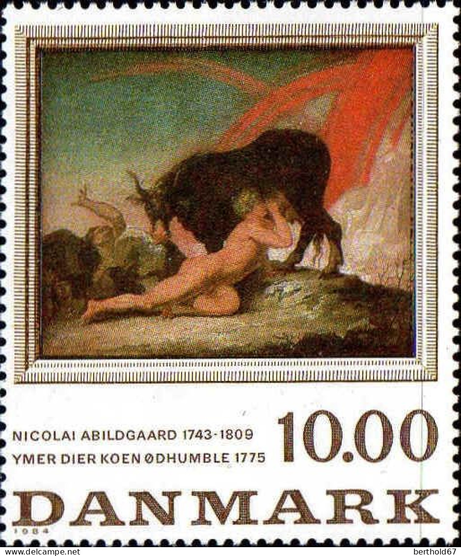 Danemark Poste N** Yv: 823 Mi:820 Nicolai Abildgaard Peintre - Neufs