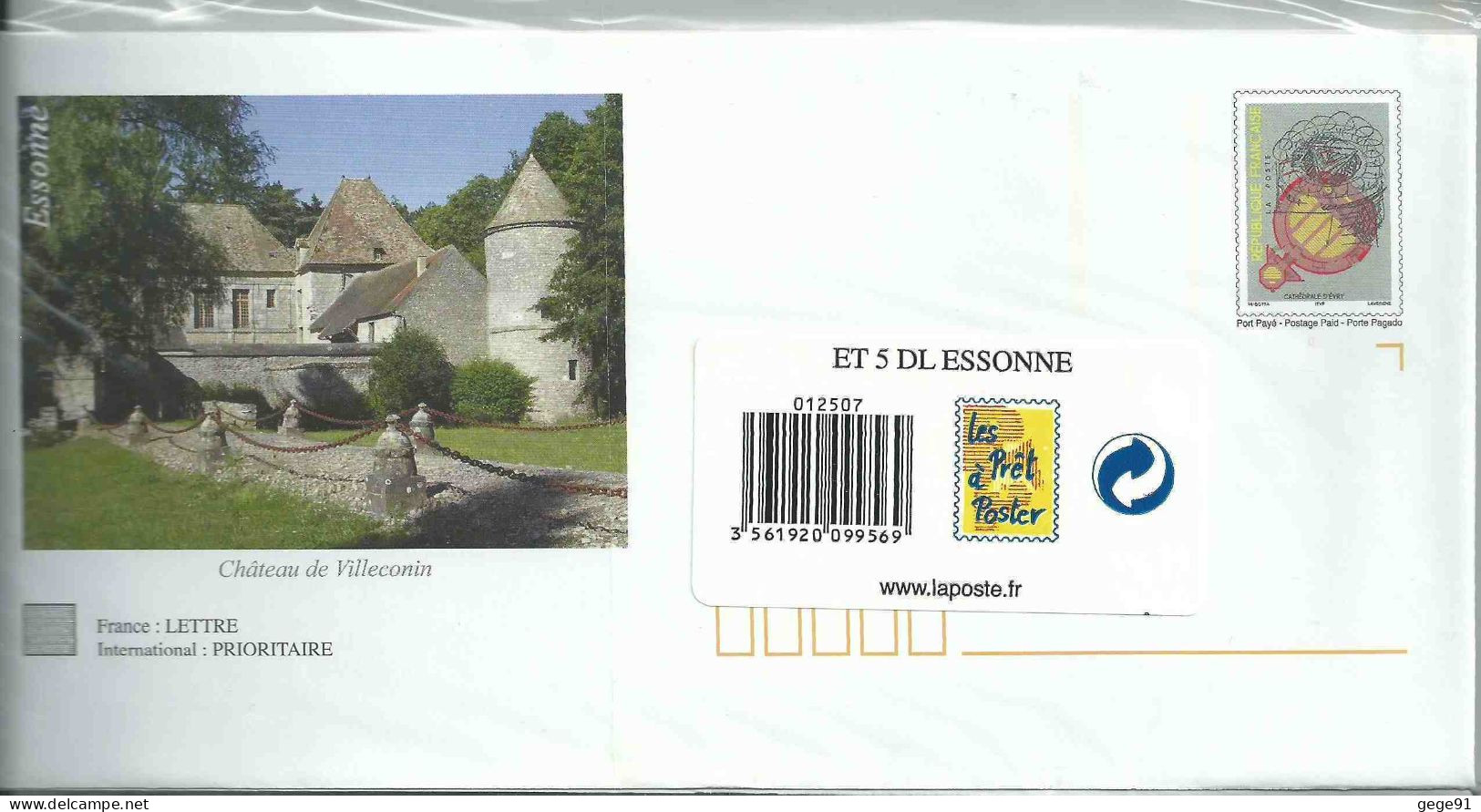 Pap De L'Essonne - Cathédrale D'Evry - Lot De 5 Pap Sous Blister - Eglises Et Cathédrales