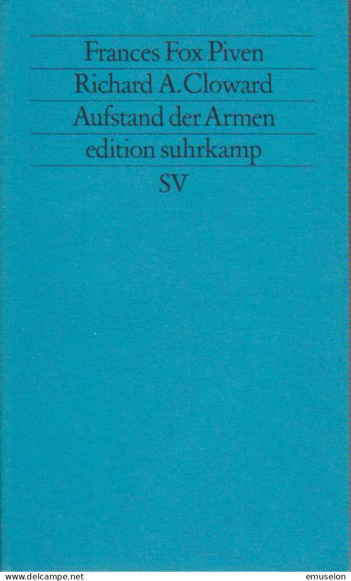 Aufstand Der Armen. - Livres Anciens