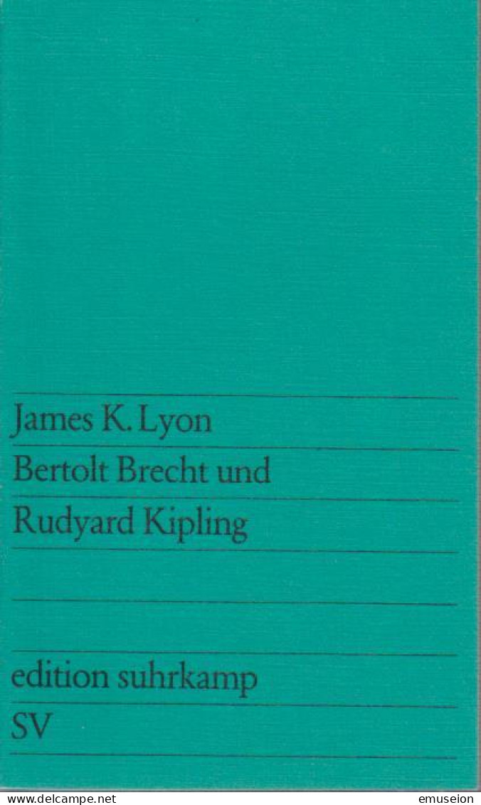 Bertolt Brecht Und Rudyard Kipling. - Alte Bücher