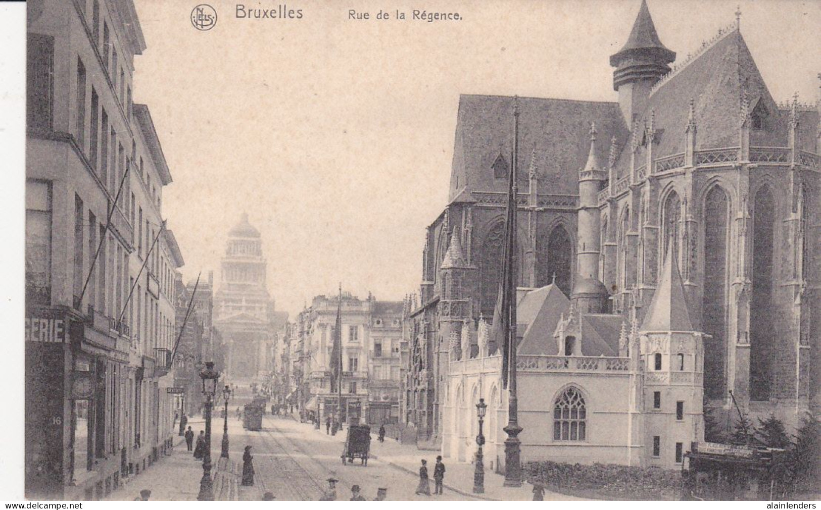 Bruxelles - Rue De La Régence - Monuments, édifices