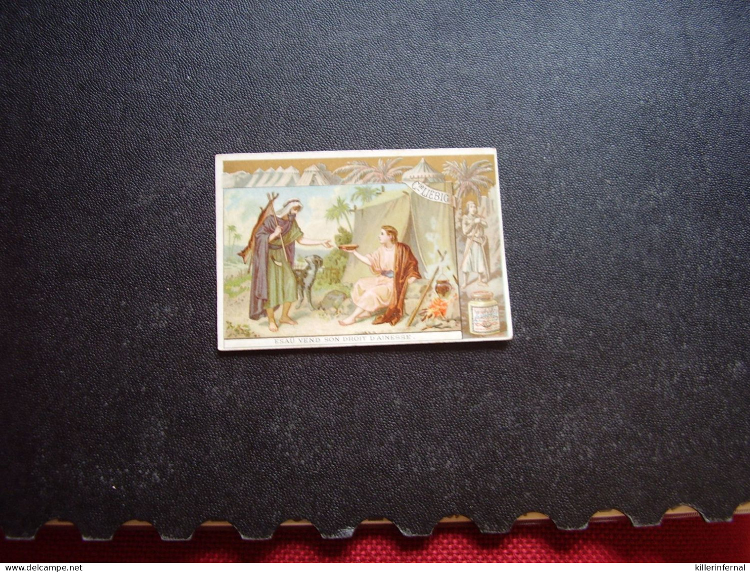 Original Old Card Chromo Liebig S 496 Esau - Liebig
