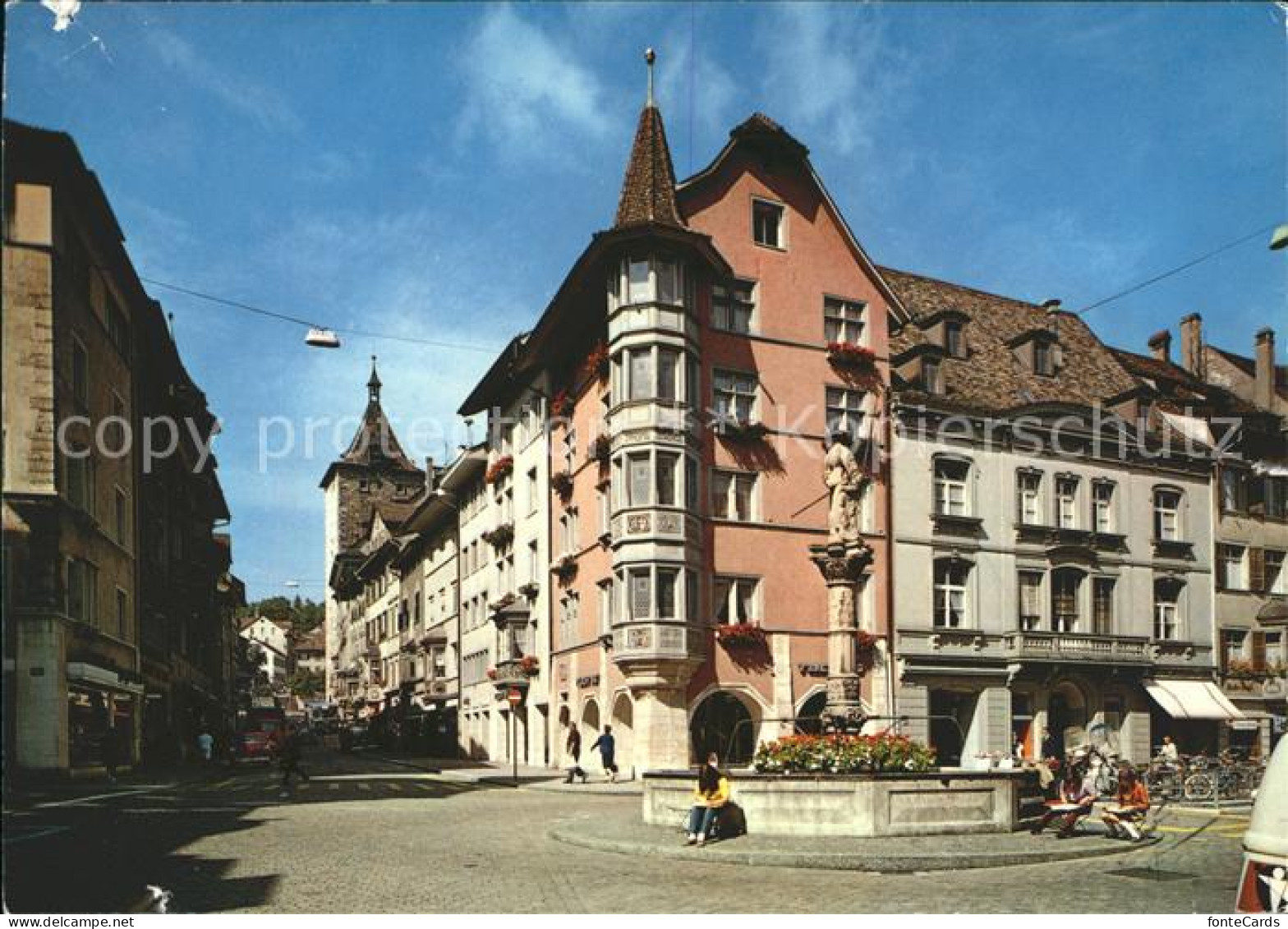 11709957 Schaffhausen SH Fronwagplatz Brunnen Schaffhausen - Autres & Non Classés