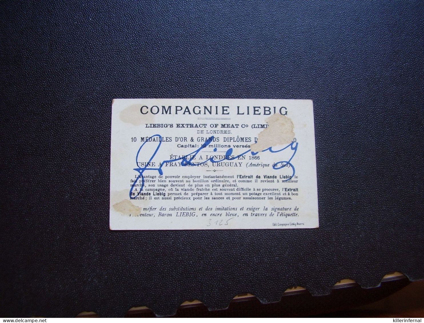 Original Old Card Chromo Liebig S 125 Armée Allemande Régiment Hussards Magdebourg - Liebig