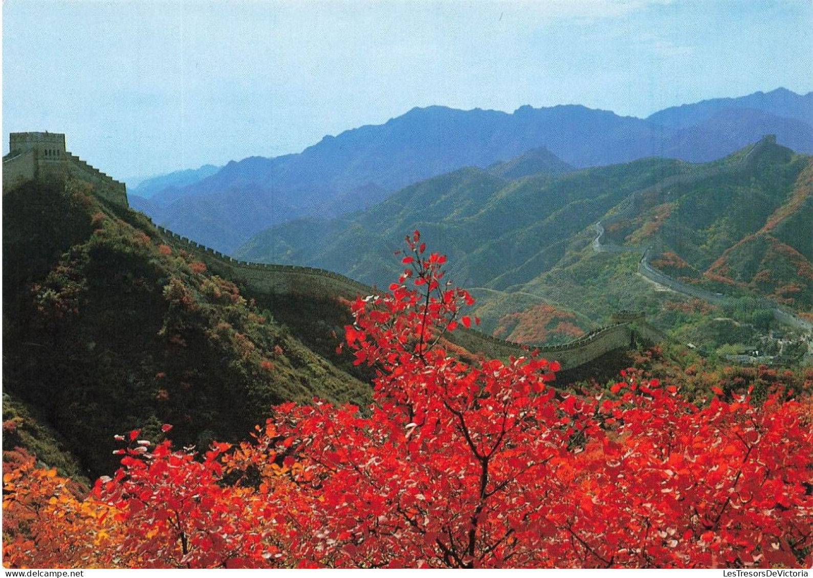 CHINE - Beijing - Autumn On The Badaling Section Of The Great Wall In Beijing - Carte Postale - China