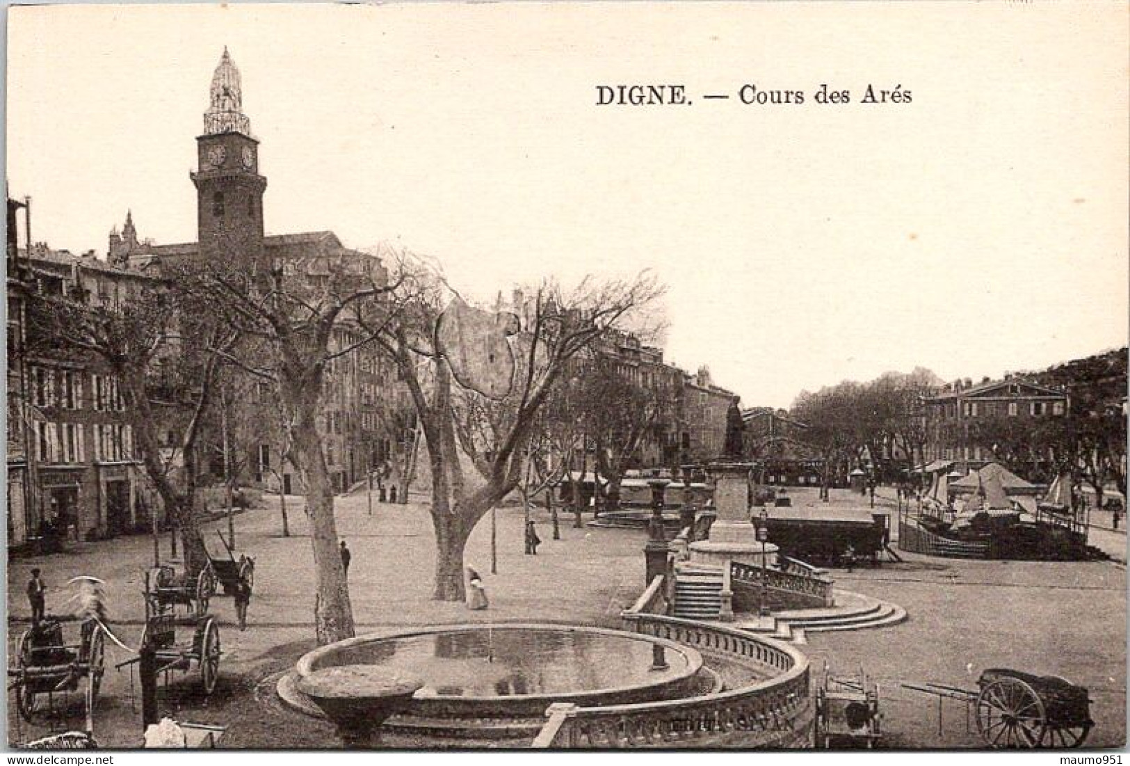 04 DIGNE-  COURS  DES ARES - Digne