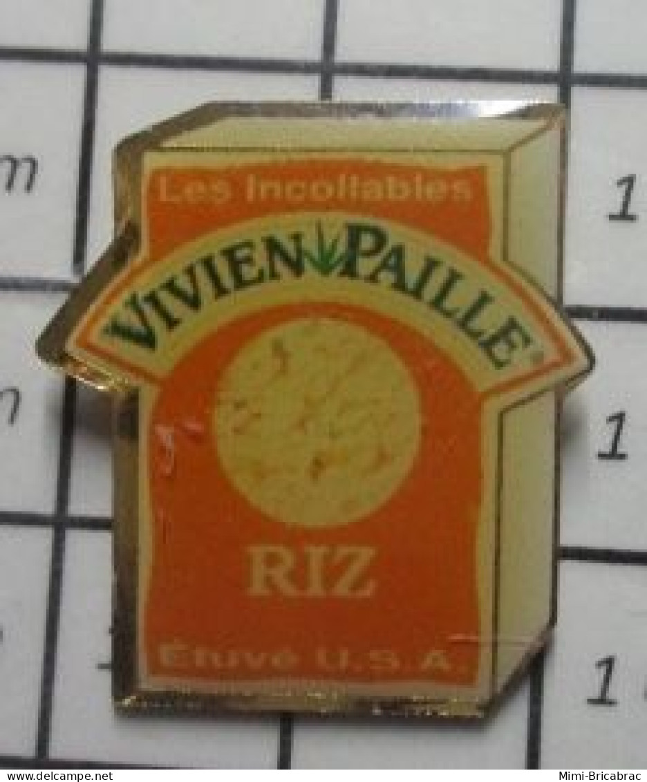 912c Pin's Pins : Rare Et Belle Qualité ALIMENTATION / RIZ ETUVE USA VIVIEN PAILLE LES INCOLLABLES - Food