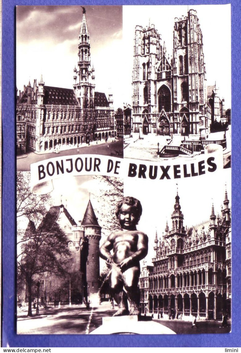 BELGIQUE - BRUXELLES - MULTIVUES Des MONUMENTS -  BOUJOUR De BRUXELLES -  - Mehransichten, Panoramakarten