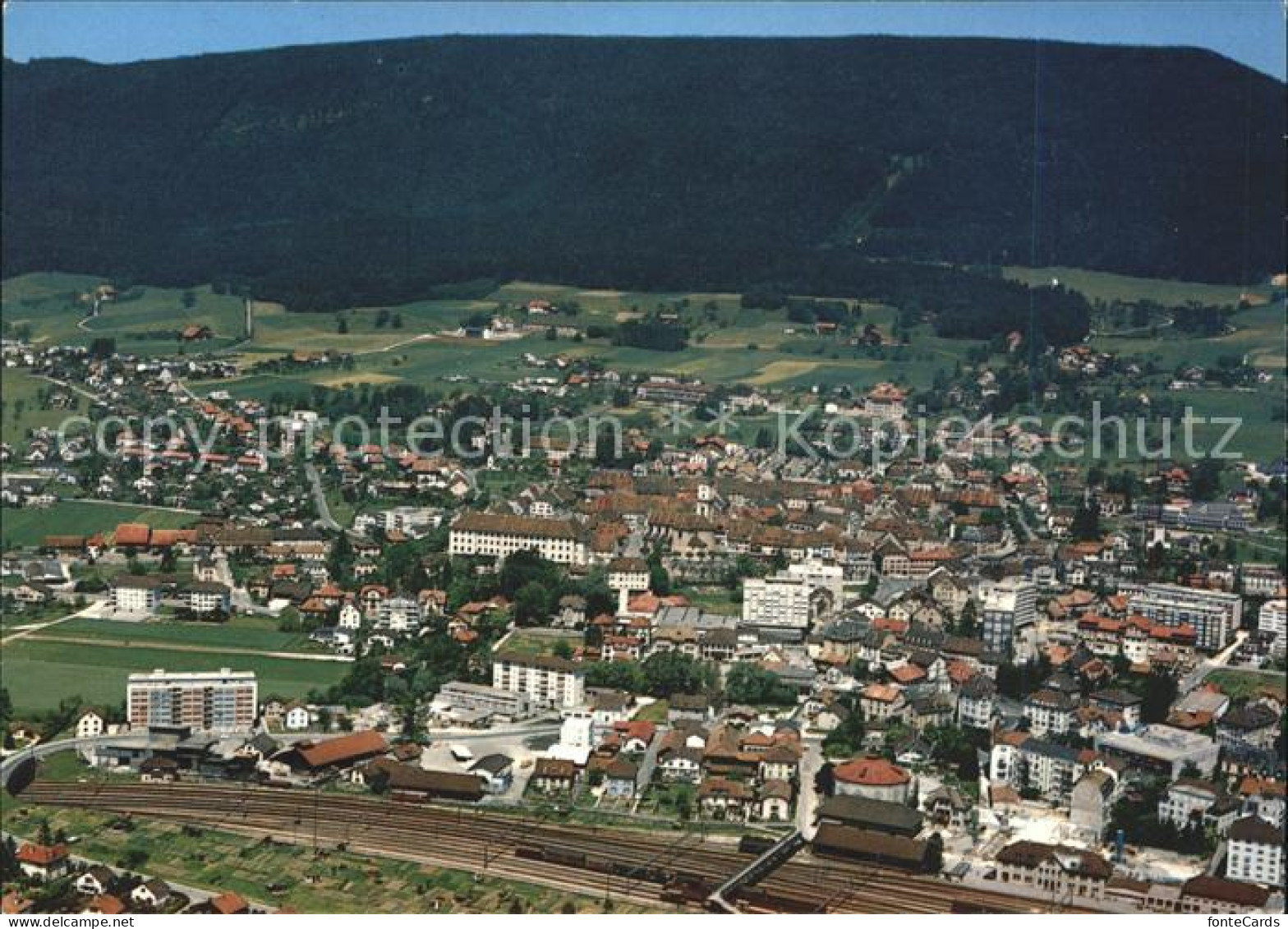 11704246 Delemont Vue Generale Delemont - Other & Unclassified